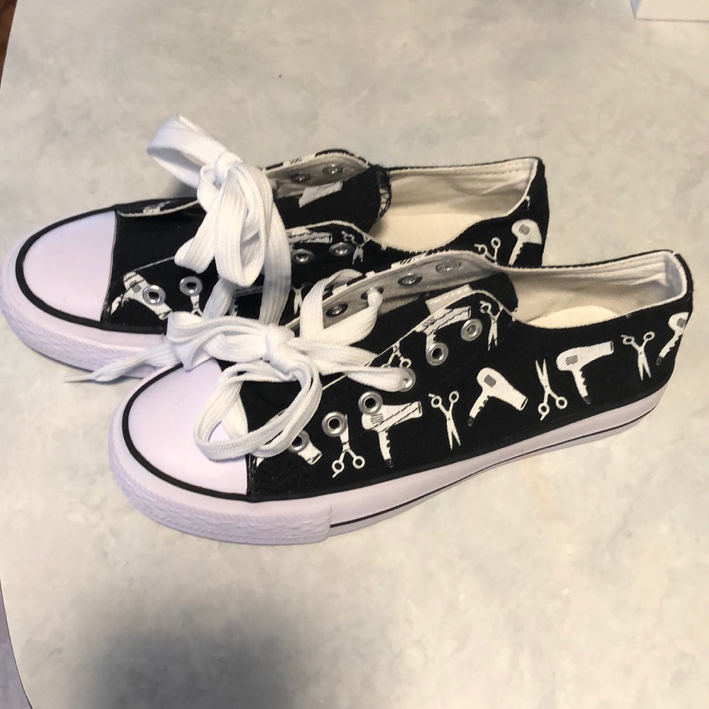 Hairstylist themed Converse